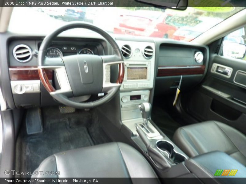 White Suede / Dark Charcoal 2008 Lincoln MKZ AWD Sedan