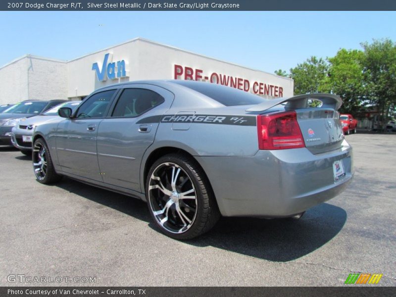 Silver Steel Metallic / Dark Slate Gray/Light Graystone 2007 Dodge Charger R/T