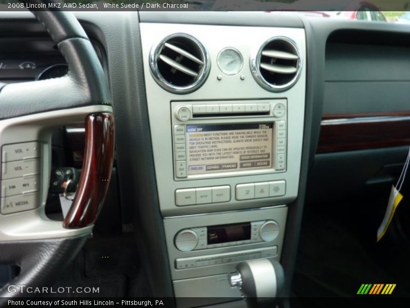 White Suede / Dark Charcoal 2008 Lincoln MKZ AWD Sedan