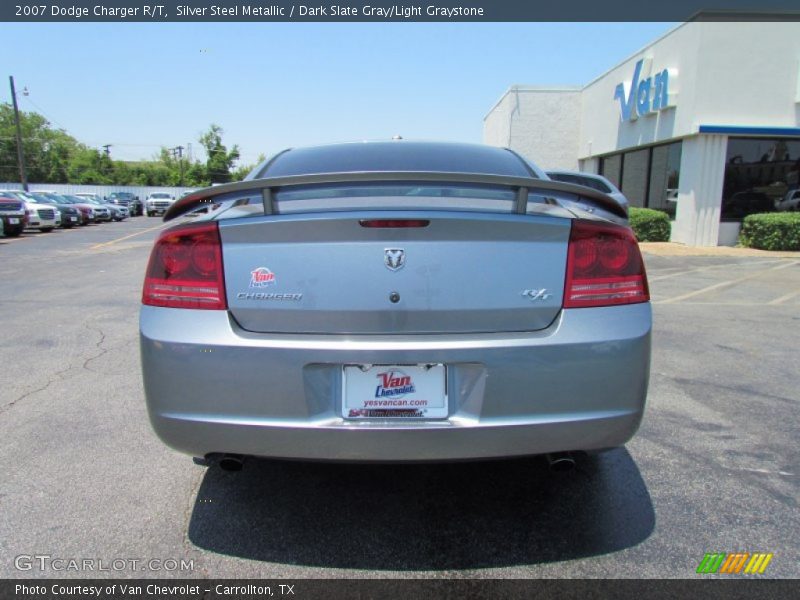 Silver Steel Metallic / Dark Slate Gray/Light Graystone 2007 Dodge Charger R/T