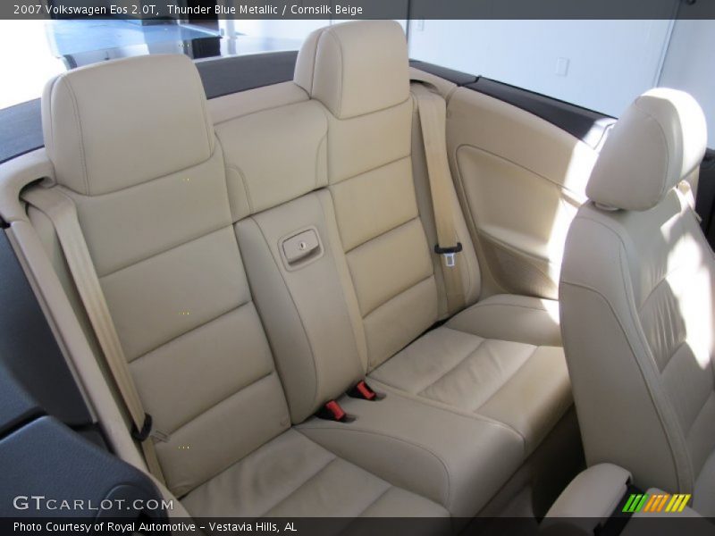 Thunder Blue Metallic / Cornsilk Beige 2007 Volkswagen Eos 2.0T