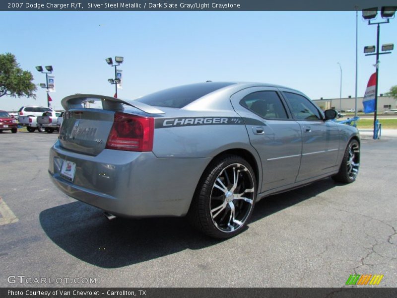 Silver Steel Metallic / Dark Slate Gray/Light Graystone 2007 Dodge Charger R/T