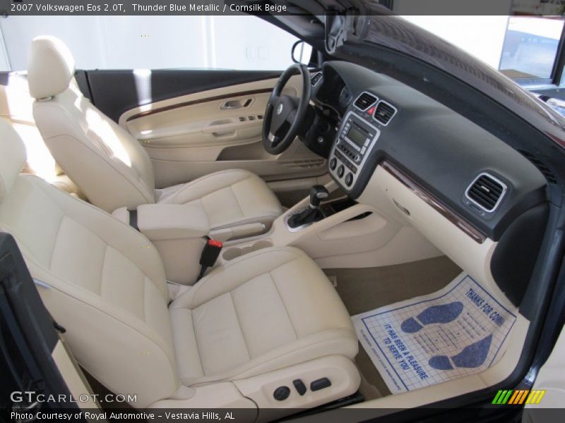 Thunder Blue Metallic / Cornsilk Beige 2007 Volkswagen Eos 2.0T