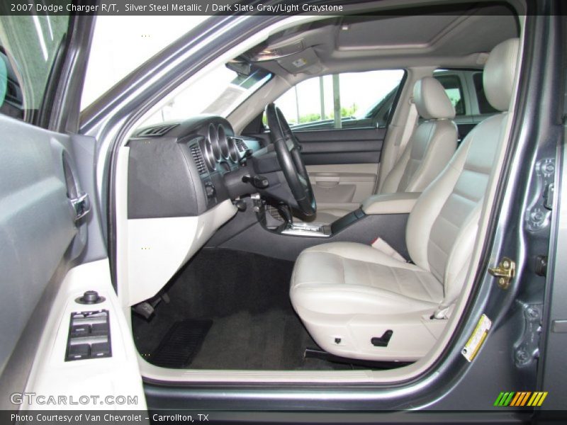 Silver Steel Metallic / Dark Slate Gray/Light Graystone 2007 Dodge Charger R/T
