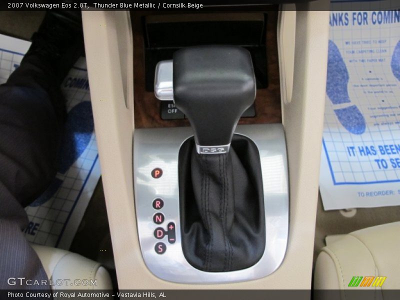 Thunder Blue Metallic / Cornsilk Beige 2007 Volkswagen Eos 2.0T