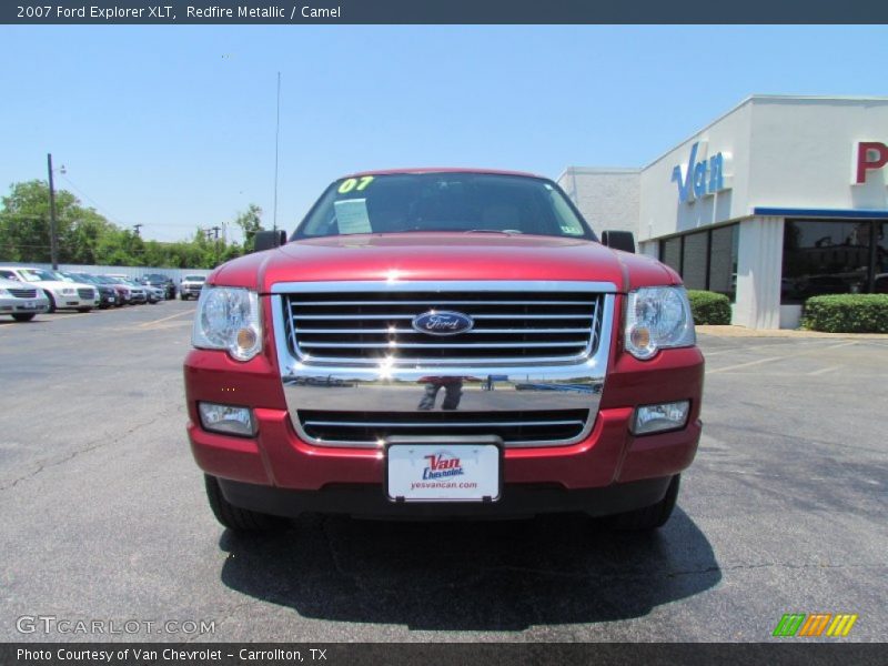 Redfire Metallic / Camel 2007 Ford Explorer XLT