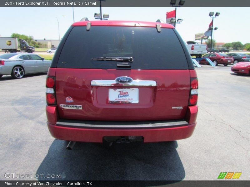 Redfire Metallic / Camel 2007 Ford Explorer XLT
