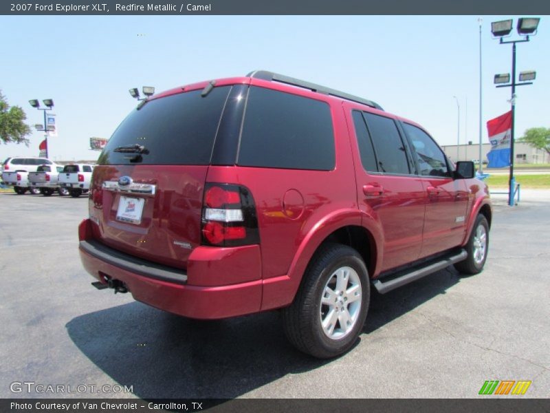 Redfire Metallic / Camel 2007 Ford Explorer XLT