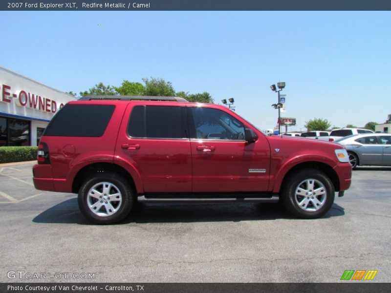 Redfire Metallic / Camel 2007 Ford Explorer XLT