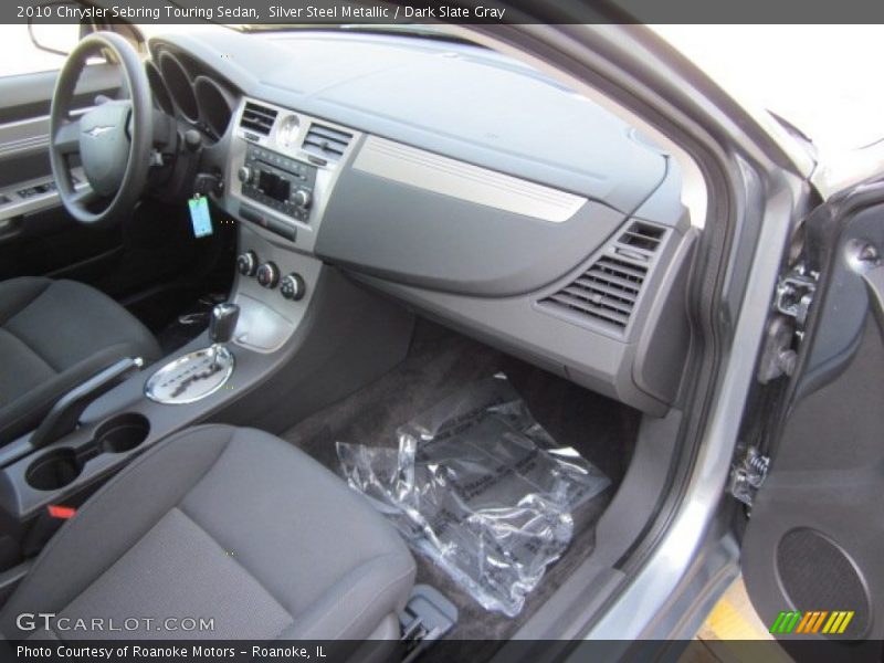 Silver Steel Metallic / Dark Slate Gray 2010 Chrysler Sebring Touring Sedan