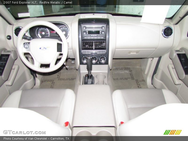 Redfire Metallic / Camel 2007 Ford Explorer XLT