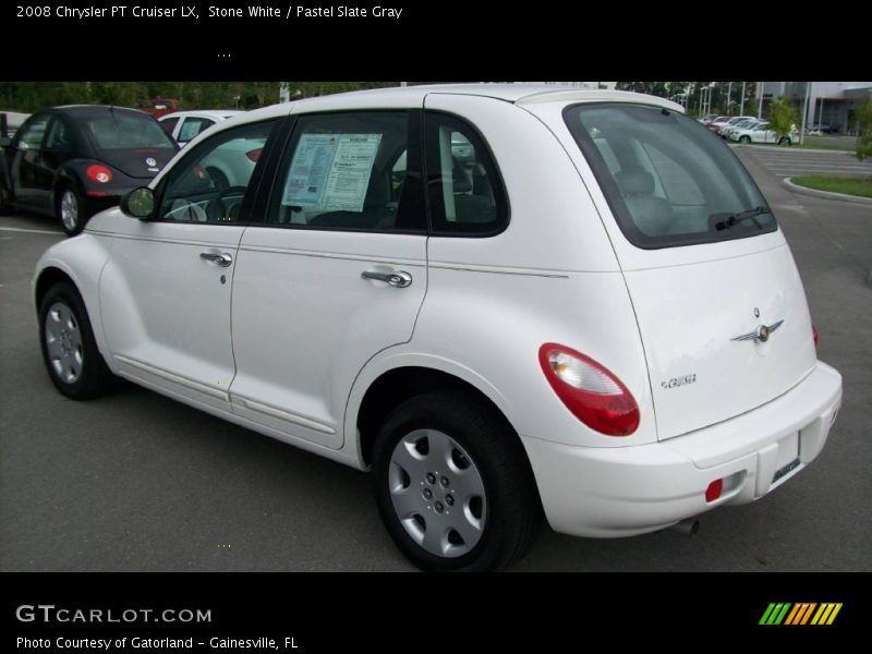 Stone White / Pastel Slate Gray 2008 Chrysler PT Cruiser LX