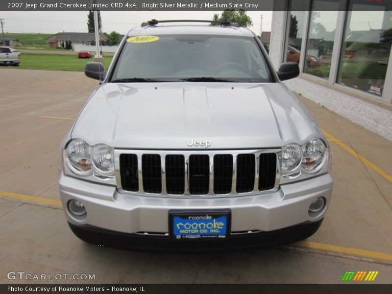 Bright Silver Metallic / Medium Slate Gray 2007 Jeep Grand Cherokee Limited CRD 4x4