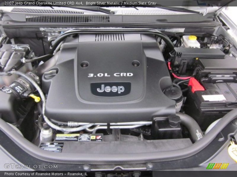  2007 Grand Cherokee Limited CRD 4x4 Engine - 3.0 Liter DOHC 24-Valve Turbo-Diesel V6