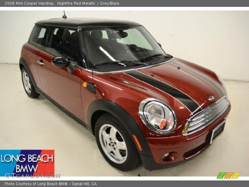 Nightfire Red Metallic / Grey/Black 2008 Mini Cooper Hardtop