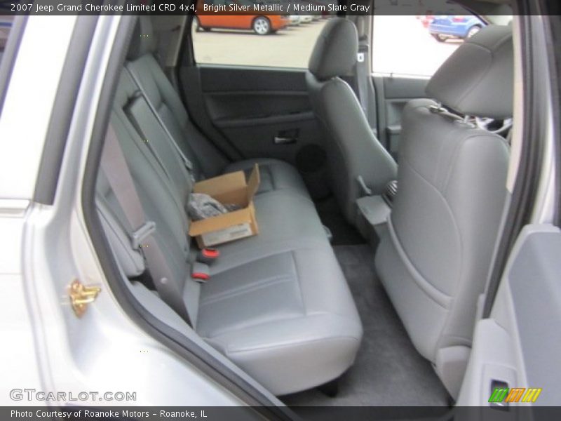 Bright Silver Metallic / Medium Slate Gray 2007 Jeep Grand Cherokee Limited CRD 4x4