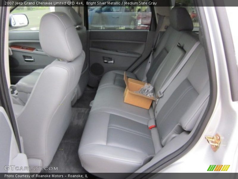Bright Silver Metallic / Medium Slate Gray 2007 Jeep Grand Cherokee Limited CRD 4x4