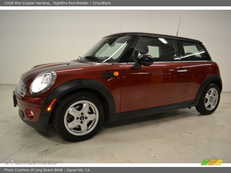 Nightfire Red Metallic / Grey/Black 2008 Mini Cooper Hardtop