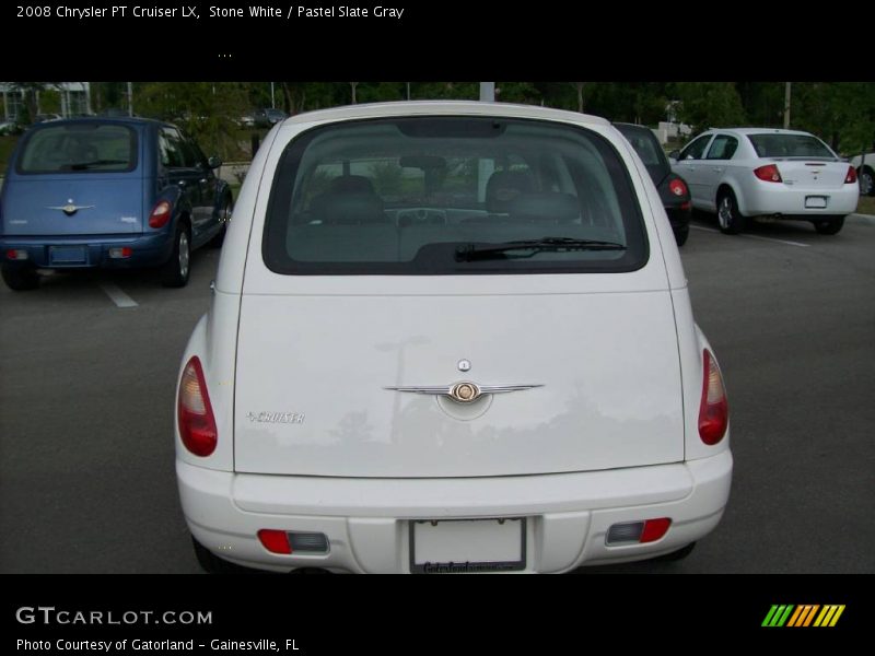 Stone White / Pastel Slate Gray 2008 Chrysler PT Cruiser LX