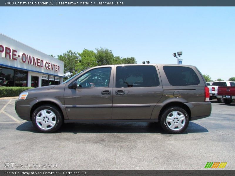 Desert Brown Metallic / Cashmere Beige 2008 Chevrolet Uplander LS