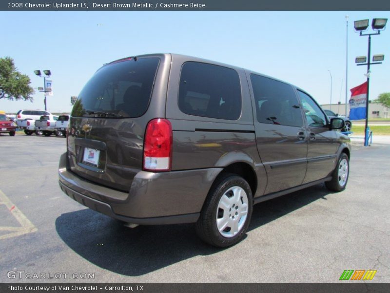 Desert Brown Metallic / Cashmere Beige 2008 Chevrolet Uplander LS