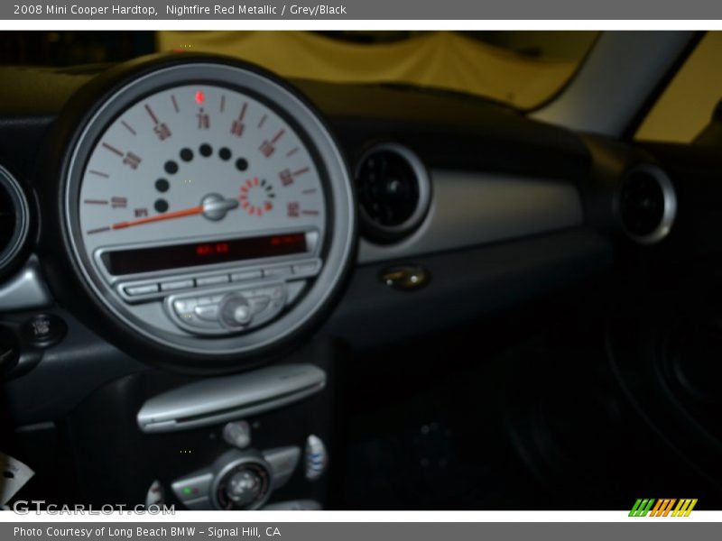Nightfire Red Metallic / Grey/Black 2008 Mini Cooper Hardtop