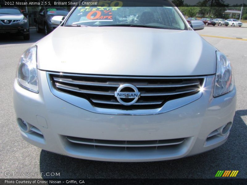 Brilliant Silver / Charcoal 2012 Nissan Altima 2.5 S