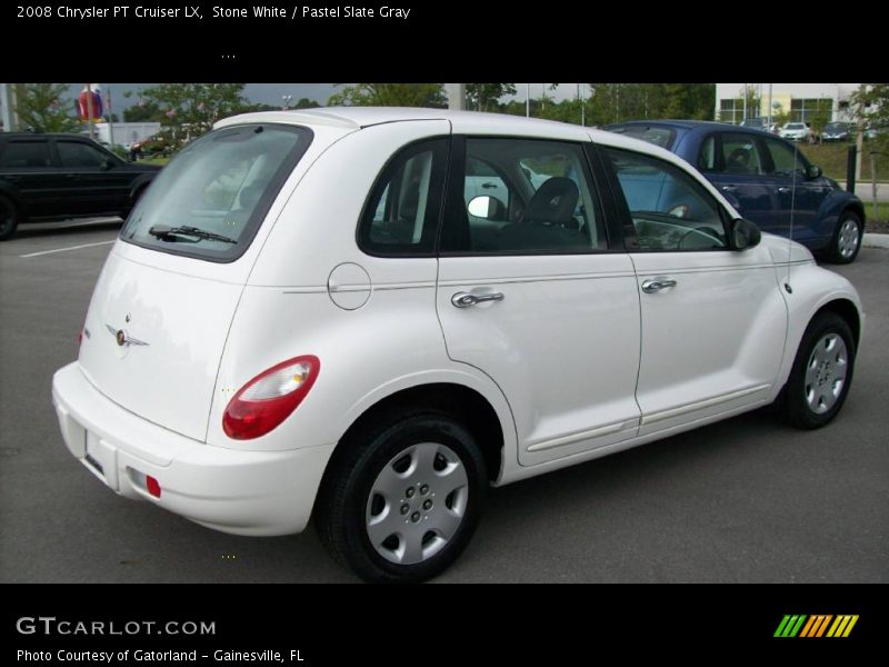 Stone White / Pastel Slate Gray 2008 Chrysler PT Cruiser LX
