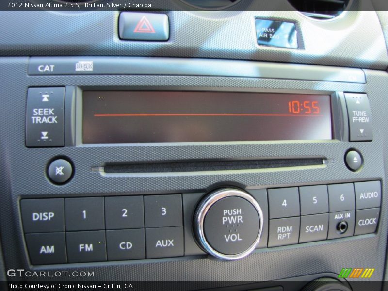 Brilliant Silver / Charcoal 2012 Nissan Altima 2.5 S