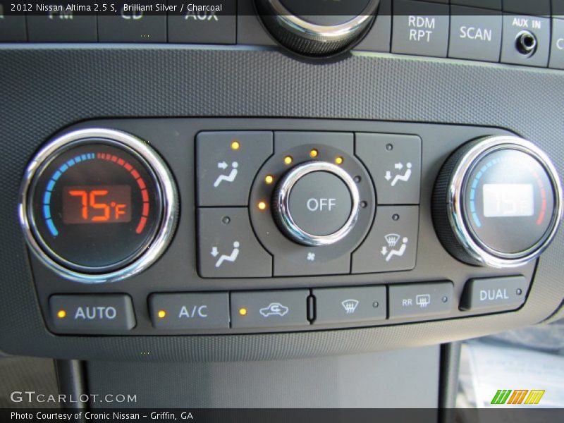 Brilliant Silver / Charcoal 2012 Nissan Altima 2.5 S