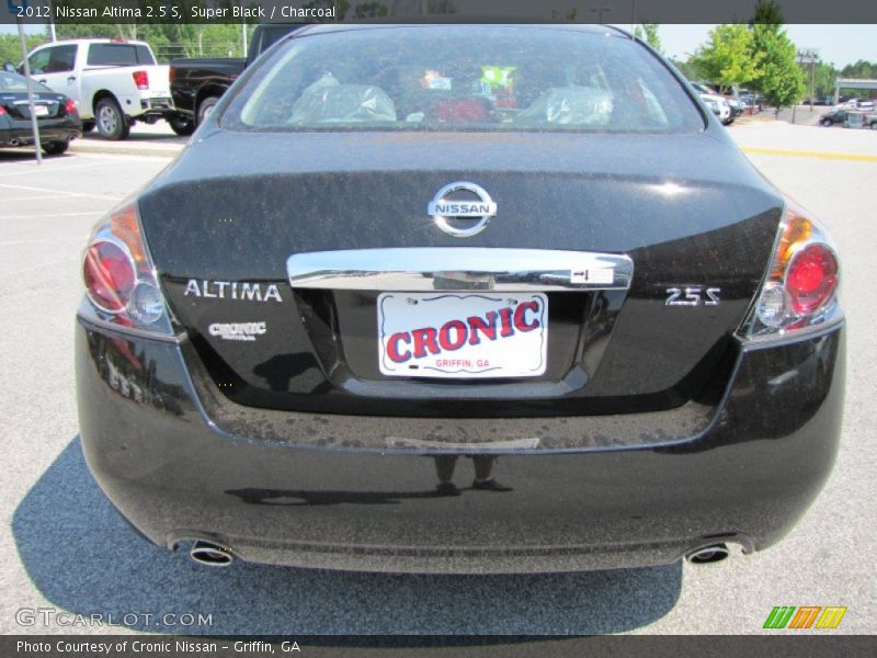 Super Black / Charcoal 2012 Nissan Altima 2.5 S