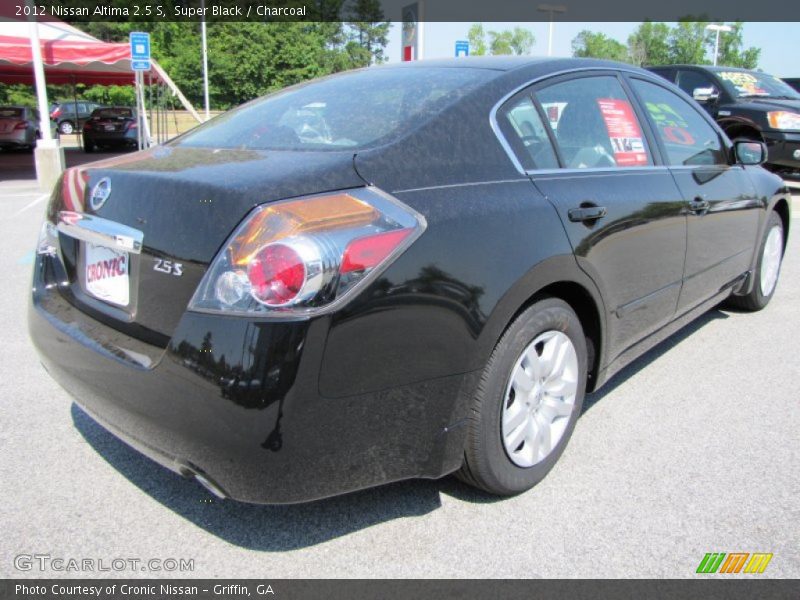 Super Black / Charcoal 2012 Nissan Altima 2.5 S
