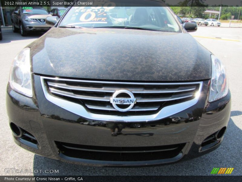 Super Black / Charcoal 2012 Nissan Altima 2.5 S