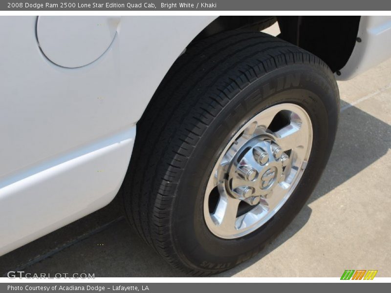 Bright White / Khaki 2008 Dodge Ram 2500 Lone Star Edition Quad Cab