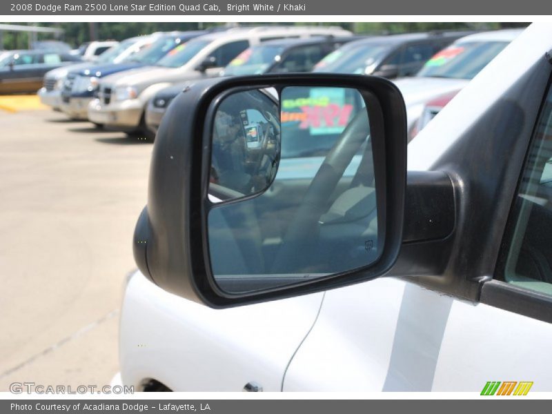 Bright White / Khaki 2008 Dodge Ram 2500 Lone Star Edition Quad Cab