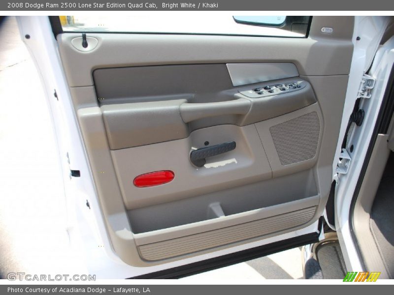 Bright White / Khaki 2008 Dodge Ram 2500 Lone Star Edition Quad Cab