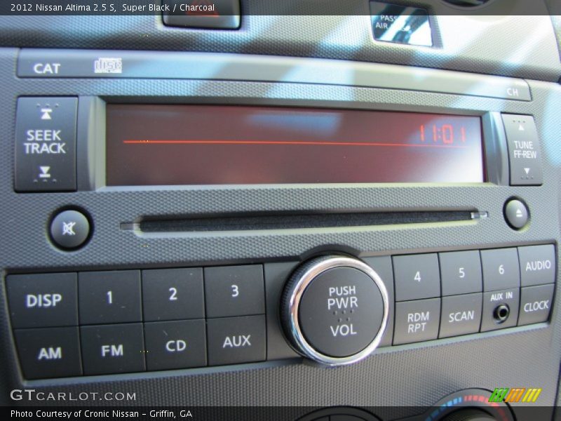 Super Black / Charcoal 2012 Nissan Altima 2.5 S