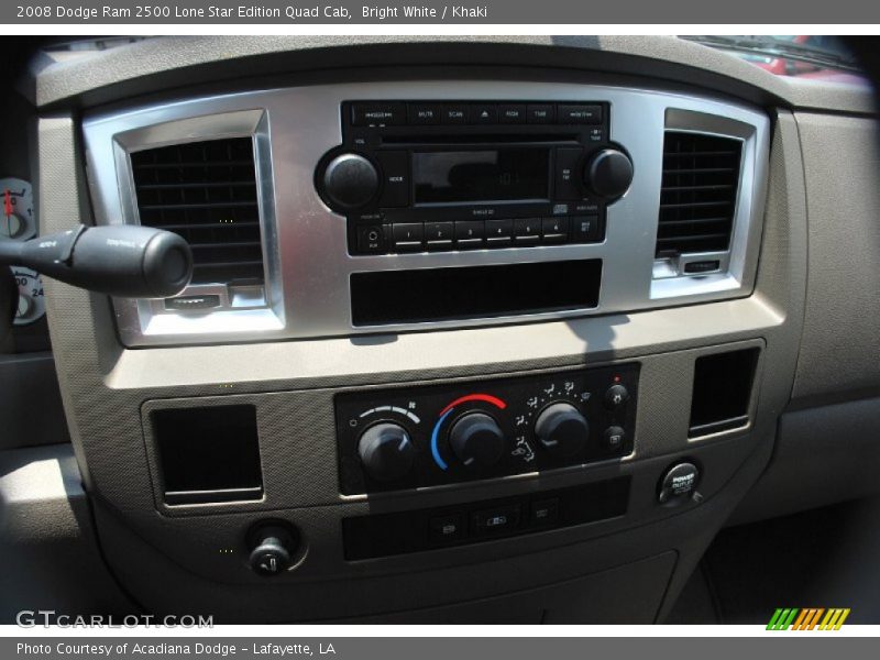 Bright White / Khaki 2008 Dodge Ram 2500 Lone Star Edition Quad Cab