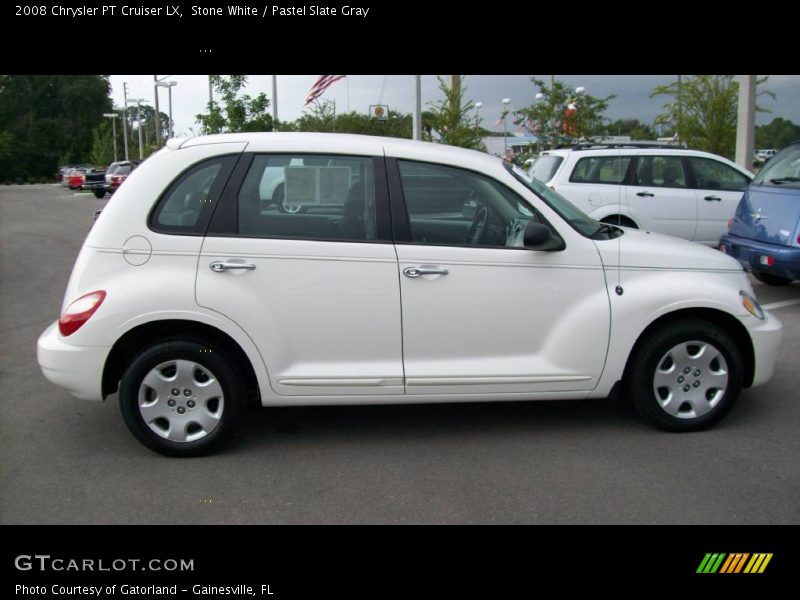 Stone White / Pastel Slate Gray 2008 Chrysler PT Cruiser LX