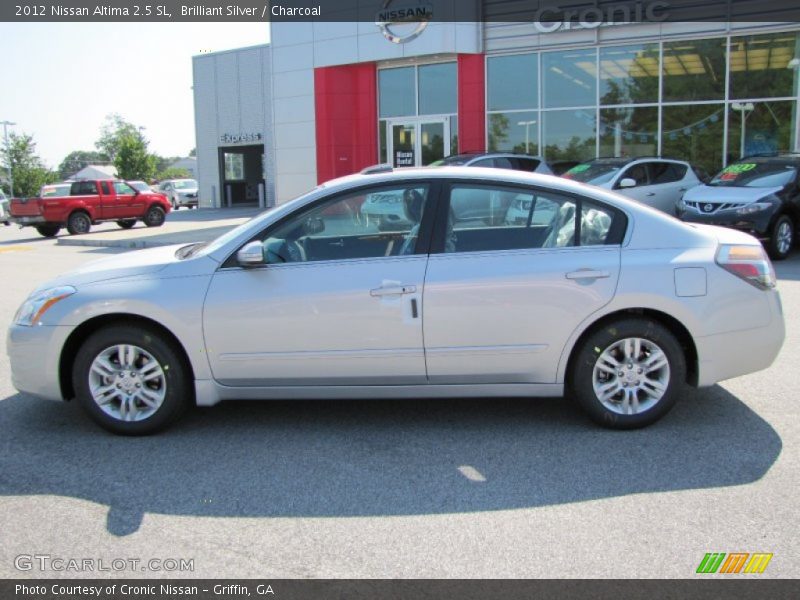 Brilliant Silver / Charcoal 2012 Nissan Altima 2.5 SL