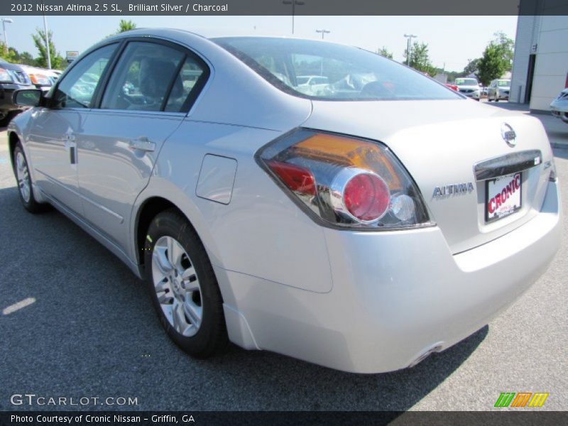Brilliant Silver / Charcoal 2012 Nissan Altima 2.5 SL