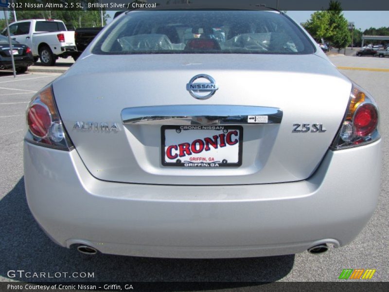 Brilliant Silver / Charcoal 2012 Nissan Altima 2.5 SL