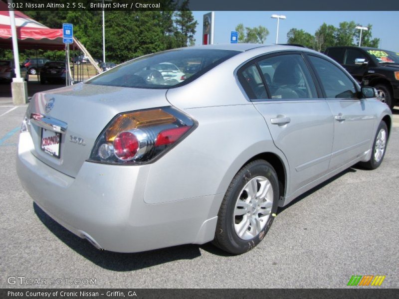 Brilliant Silver / Charcoal 2012 Nissan Altima 2.5 SL