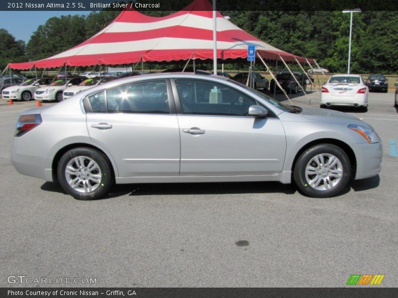 Brilliant Silver / Charcoal 2012 Nissan Altima 2.5 SL