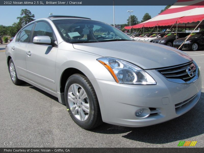 Brilliant Silver / Charcoal 2012 Nissan Altima 2.5 SL