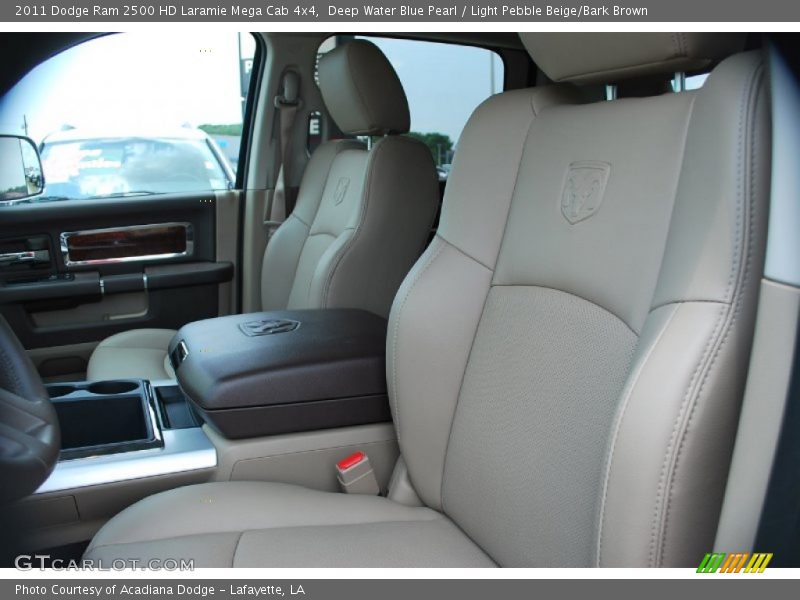  2011 Ram 2500 HD Laramie Mega Cab 4x4 Light Pebble Beige/Bark Brown Interior