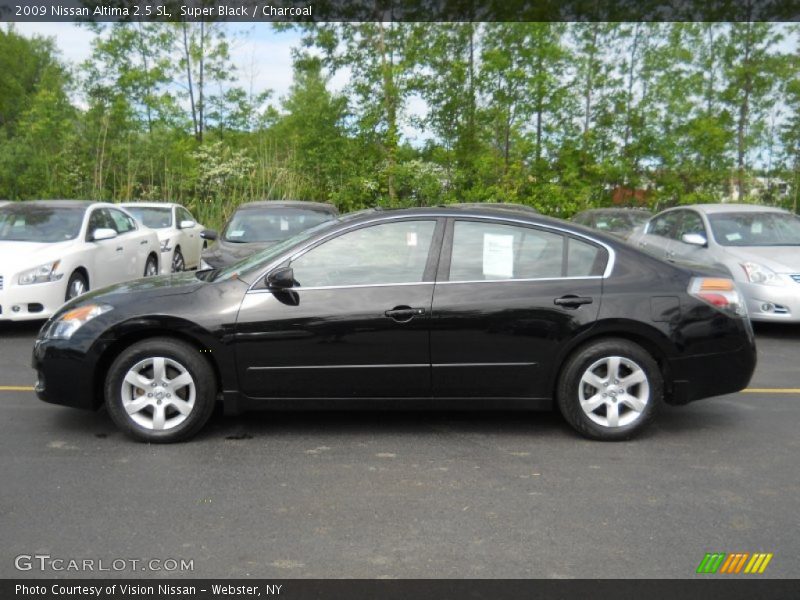 Super Black / Charcoal 2009 Nissan Altima 2.5 SL