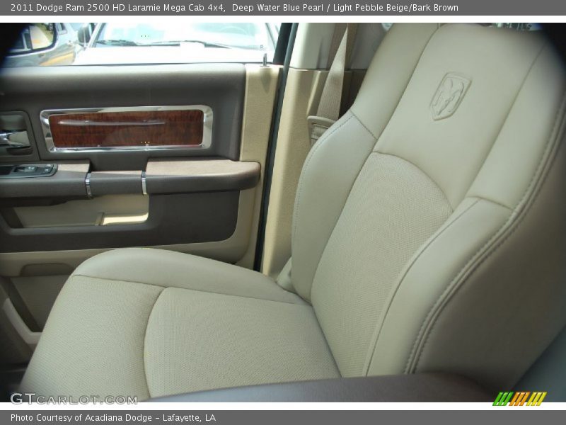  2011 Ram 2500 HD Laramie Mega Cab 4x4 Light Pebble Beige/Bark Brown Interior
