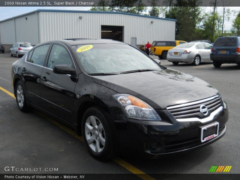 Super Black / Charcoal 2009 Nissan Altima 2.5 SL