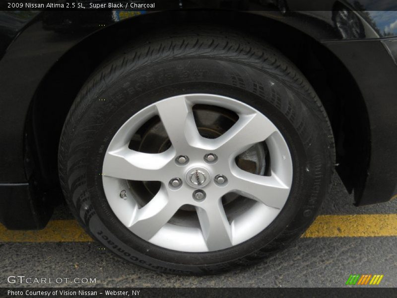 Super Black / Charcoal 2009 Nissan Altima 2.5 SL